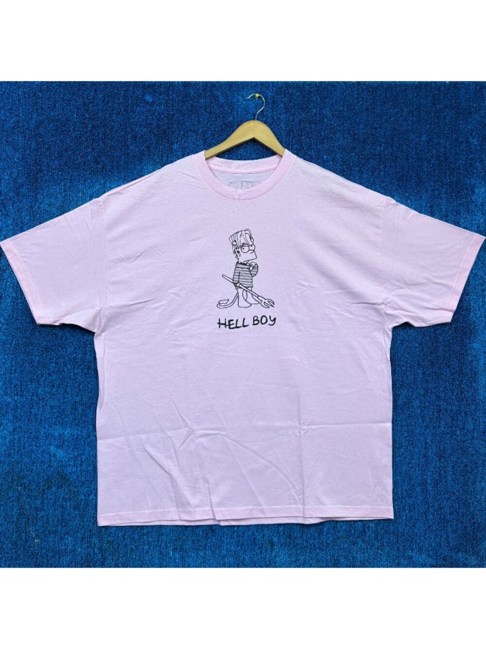 Superr Radical x Lil Peep Hell Boy Bart Simpson Rap Tee XXXL